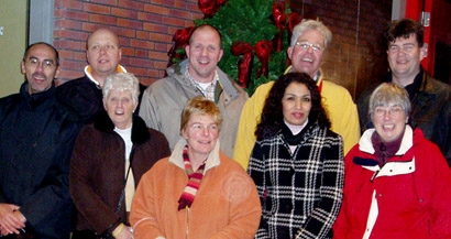 v.l.n.r.: Mike, Marcel, Jopie, Loes, Rob, Nadia, Bruno, Lenie & Jan